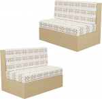 KCCRHIN Camper Cushion Covers 2 t&uuml;kki RV Dinette Seat Covers RV Seat Covers haagiste Stretch RV Diivan Covers Washable Couch Protective Covers (Cushion Cover + Backrest Cover), A, 2 komplekti (4 t&uuml;kki)