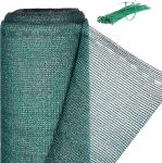 Relaxdays aiapaneel, privaatsusekraan aedadele ja piirdedele, HDPE kangas, UV-stabiliseeritud, ilmastikukindel, erinevad suurused, roheline