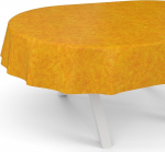 ANRO &Otilde;lilina laudlina vaha laudlina pestav aialina &uuml;mmargune ovaalne ruudukujuline ovaalne 180 x 140 cm l&otilde;iketera marmorist oranž