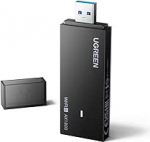 UGREEN WLAN Stick PC WiFi 6, AX1800 WLAN adapter PC Dual Band 5GHz/2.4GHz, sisseehitatud draiver, suurep&auml;rane soojusjuhtimine, OFDMA+MU-MIMO, WPA3, USB WLAN Stick &uuml;hildub Windows 11/10-ga