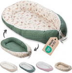 ULLENBOOM Beebipesa - 100% &Ouml;ko-Tex materjalid ja valmistatud ELis, metsas&otilde;brad - beebipesa vasts&uuml;ndinu, mis on valmistatud pehmest puuvillast, ideaalne reisipesa ja pehmo pesa