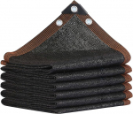 Shade Net Shade Net Eyelets, P&auml;ikesekaitse Net Garden Black 6-PIN 80% kerge ja vastupidav Shade Net for Greenhouse Pergola Patio Canopy 4 x 4 m
