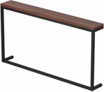 Narrow Sofa Table for Living Room, Small Side Table, Console for Hallway, Sofa, Back Shelf, Corner Clip Cabinet (Brown, 120 x 20 x 85 cm)