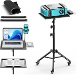 Projektori statiiv Projektori statiiv reguleeritava k&otilde;rgusega 73-175 cm, metallist mobiilne projektori statiiv, lukustusrataste ja ohutusrihmadega - kodukino, &auml;ri- ja v&auml;litingimustes kasutamiseks.