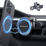 PROfezzion mobiiltelefoni hoidja auto magnet CD-pesa ja ventilatsiooniklamber, mis &uuml;hildub Mag-Safe CD-pesa auto ja ventilatsiooni jaoks iPhone 16/15/14/13/12 Pro Max ja k&otilde;ik nutitelefonid