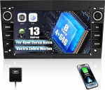 SIXWIN 8-Core 4+64G Android 13 Carplay/Android autoradio Opel Antara Vectra Sigum Combo Zafira Astra Corsa, 7-tolline puuteekraan koos GPS WiFi Bluetooth 5.0 FM RDS DSP+32 Band EQ-ga