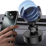 MagAxis Auto-Handyhalterung mit Saugnapf - automaatne kinnitus, 360&deg; p&ouml;&ouml;ratav, stabiilne Klemme, &uuml;hilduv MagSafe ja Android-Smartphones (4"-7") - Zubeh&ouml;r f&uuml;rs Auto