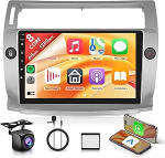 8 s&uuml;damikud 6 + 128G Android Autoradio Citro&euml;n C4 2004-2009/C-QUATRE 2008-2011 juhtmevaba Carplay 9-tolline Android autode peeglilink Bluetooth FM/RDS/EQ/DSP WiFi GPS navigatsioon roolijuhtimispuldiga