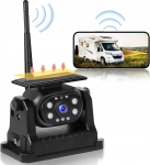 Podofo traadita tagurduskaamera, stabiilne WiFi, 1080P tagurduskaamera veekindla, p&auml;ikeselaadimisega, magnetilise alusega, tagurdusabi laetav kaamera veoautole/haagisele/maasturile