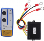 Vintsi kaugjuhtimispuldi traadita vintsi kaugjuhtimispuldi komplekt, universaalne traadita vintsi kaugjuhtimispuldi l&uuml;liti komplekt vastuv&otilde;tjaga 12V 24V veoauto ATV SUV jaoks (sinine)