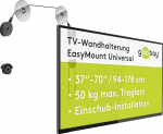 Goobay 63490 TV seinakinnitus 37 - 70 tolli (94 - 178 cm) kaablis&uuml;steem Universaalne TV-tahvel TV VESA seinakinnitus TV 50 kg