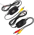 Auto 2.4G traadita video saatja ja vastuv&otilde;tja, tagurduskaamera monitori traadita adapter 2.4 GHz traadita RCA video saatja ja vastuv&otilde;tja traadita komplekt auto parkimismonitori tagurdamiseks