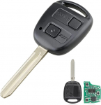 Heart Horse asendamine Key Shell Remote Control 2 nupud Toy0ta, auto kaugjuhtimispuldi v&otilde;tme puhul Cor0lla RAV4 Avensis Tarago 304 MHz 4C Chip programmeeritavaga