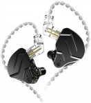 KZ Zsn k&otilde;rvaklapid 1BA 1DD, KZ K&otilde;rge lahutusv&otilde;imega k&otilde;rvaklapid, 0,75 mm, 2-pooluseline kaabel, m&uuml;rasummutus, KZ k&otilde;rvaklapid