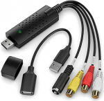 VHS to Digital Converter, RCA to USB Audio Converter, USB 2.0 Video Recording Card, konverteerib VHS digitaalseks VHS VCR Mini DV Hi8 DVD jaoks MAC/PC