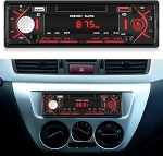 1 DIN autoraadio Bluetooth-&uuml;hendusega, raadio 1 DIN koos FM, USB/SD/AUX-IN, kaugjuhtimispuldi, LCD-ekraaniga ja kiirlaadimisega