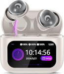 Traadita k&otilde;rvaklapid nutika puuteekraaniga, 2026 Mini Sleep k&otilde;rvaklapid, Bluetooth 5.4 k&otilde;rvaklapid, m&uuml;ravastased k&otilde;rvaklapid, 48h m&auml;nguaeg, Hi-Fi stereoheli, 5 EQ režiimi / IP7 veekindel