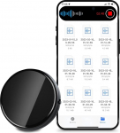 Diktofon Mini 3072 Kbps, helisalvestaja kuulamise seade kolmekordse m&uuml;rasummutusega, h&auml;&auml;lega aktiveeritav, 800 tunni mahutavus, helisalvesti, 64G, USB-laetav mini salvestusseade