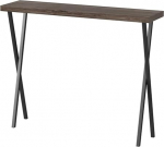 Console Table Entryway Hallway Table Bookcase Metal Frame Console Coffee Bar Cabinet Narrow Farmhouse Sofa Tables for Living Room Hallway Foyer