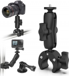 Kaamera Super Clamp Mount Double 360&deg; kuulipea adapter 1/4-tollise keermega GoPro/DJI/Canon, Nikon, DSLR kaameratele Monitor/LED valgus/Ronin-M/Ronin MX/Freefly MOVI