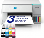 EcoTank ET-2956 valge A4 multifunktsionaalne printer Wi-Fi ja AirPrint tindimahutiga, skaneerimine, kopeerimine ja kahepoolne printimine, kuni 3 aastat tinti kaasas