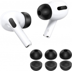 2025 versioon: KASOTT Asendusm&auml;lu vahtk&otilde;rvaklapid AirPods Pro 3 jaoks - t&auml;iustatud bass, suurep&auml;rane m&uuml;raisolatsioon, pehme ja mugav, vastupidav, libisemiskindel, sobib laadimiskohvrisse, 3 paari