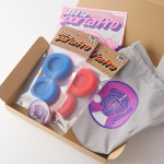 YAXI k&otilde;rvapadjad Koss Portapro 2 paari (punane + sinine) + kott