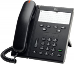 Cisco Unified IP Phone 6911 Standard - VoIP-telefon - SCCP - Anthrazit