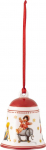 Villeroy & Boch - Minu j&otilde;ulupuu, m&auml;ngukell, 5,5 x 5,5 x 6,5 cm, portselan, punane, 14-8622-6849, v&auml;rviline, 5,5 x 5,5 x 5,5 x 6,5 cm.