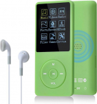 8GB kaasaskantav MP3-muusikam&auml;ngija, toetab kuni 64GB SD-m&auml;lukaarti, kadudeta heli HiFi MP3-m&auml;ngija, muusika/video/k&otilde;nesalvestus/FM-raadio/raamatute lugemine/fotode vaatamine (8G, roheline)