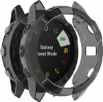 Disscool Garmin Fenix 6X &uuml;mbris, pehme TPU kaitsekott Garmin Fenix 6X jaoks must
