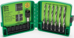 Greenlee LDTAPKIT Long Drill Bit Kit with Quick Change Adapter (6-Piece)