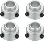 hankekaart Schaftmanschette aus Aluminiumlegierung, 5/16 Zoll ID 5/8 Zoll OD 1/2 Zoll Dicke Bohrungswelle Verriegelungsmanschetten f&uuml;r Getriebebaugruppen, Werkzeugmaschinen, industrielle Verwendung