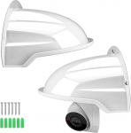 Surveillance Camera Cover Weatherproof Sun Protection Cover for Outdoor Cameras, Supports Dome Bullet Camera (1)