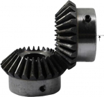 2/4 t&uuml;kki koonusratas 1M 20 hammast 45# terasest sisemine auk 5/6/7/8/6.35/9/10/12 mm k&auml;igukasti 90 kraadi kombineerimisnurga terasest hammasrataste kruviauk M5 (10 mm, 4 t&uuml;kki 1M 20 hammast)