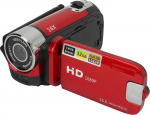 Denash videokaamera videokaamera, 1080P 16MP digitaalne kaamera Vlogging kaamera salvestaja 16X digitaalse zoomiga, kompaktne kaamera videokaamera pildistamiseks (punane)