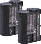 2 x Blumax aku &uuml;hildub Nikon EN-EL15c | - 2400mAh -| EN-EL15b EN-EL15a EN-EL15 - NTC andur ja V1 korpus - Z8 Z7 II Z6 III Zf Z5 D800 D7500 jaoks