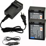 DSTE&reg; (2 Pack) asendusaku ja DC67E reisilaadija, mis &uuml;hildub Panasonic DMW-BLB13 Lumix DMC-G1 DMC-G2 DMC-G10 DMC-GF1 DMC-GH1 kaameraga Panasonic DMW-BLB13E DMW-BLB13GK