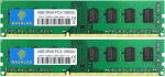 Rasalas 8GB komplekt (2x4GB) PC3-10600 DDR3-1333 PC3 10600U m&auml;lumoodul DDR3 2Rx8 PC3-10600U 1333 MHz DDR3 1.5V CL9 240-pin m&auml;lumoodul lauaarvutile