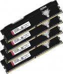 Yongxinsheng DDR4 3200MHz 64GB Kit (16GBx4) Desktop RAM PC4-25600 UDIMM Non-ECC Unbuffered 1.35V 288-Pin CL16 PC arvuti m&auml;lu uuendamise moodul M&auml;lu toetab XMP 2.0 automaatset &uuml;let&ouml;&ouml;tamist