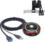 XMSJSIY PC l&uuml;liti V&auml;line arvuti toitenupp Lauaarvuti toitenupp Arvutikarbi nullinuppu Reset l&uuml;liti VGA 15Pin USB emaplaadi sisse/v&auml;lja l&uuml;liti kahe USB ja audio pordiga 160cm