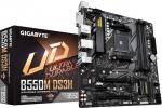 GIGABYTE B550M DS3H emaplaat - AMD Ryzen 5000 protsessorid, 5+3 faasi VRM, kuni 4733MHz DDR4, 1xPCIe 4.0 + 1xPCIe 3.0 M.2, 1GbE LAN, USB 3.2 Gen 1