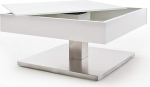 Kohvilaud, valge, matt lakitud