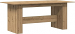 vidaXL s&ouml;&ouml;gilaud Artisan Oak 180 x 90 x 76 cm puidust komposiitlaud, k&ouml;&ouml;gilaud, restorani laud, s&ouml;&ouml;gitoa laud, bistro laud, restorani laud