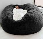 LHNT 6ft Bean Bag Chair Cover Bean Bag Cover, Giant Fur Bean Bag Diivan Cover Washable Bean Bag Lazy Diivan Cover (ilma t&auml;iteta) elutoa kaunistamiseks