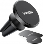 UGREEN mobiiltelefoni hoidja auto magnetiline ventilatsioon magnetiline mobiiltelefoni hoidja auto 360&deg; 2 metallplaadiga magnetiline auto mobiiltelefoni hoidja &uuml;hildub iPhone 15 Pro Max Plus 14 13 Galaxy S23 jne. (Frosted)