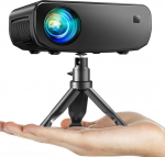 ELEPHAS 2025 WiFi mini projektor Full HD 1080P 15000Lux kaasaskantav projektor, mis &uuml;hildub iOS/Android/Smartphone/Tablet/PC/TV Stick/USB (statiiviga kaasas)