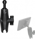 25mm / 1" kuni 17mm kuuli adapter RAM Mount B suurusega Double Socket Arm Garmin 17mm Swivel Ball Mounting Pattern GPS Mount (Double Socket Arm: Long 9.5cm)