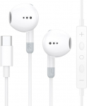 Kabelgebundene Kopfh&ouml;rer USB C f&uuml;r iPhone 17 16 15, In Ear Ohrh&ouml;rer Wired USB C, iPhone Kopfh&ouml;rer Wired mit Lautst&auml;rkeregler & Mikrofon f&uuml;r Samsung Galaxy S23 S22 S21 FE iPad Pro Huawei Google Pixel