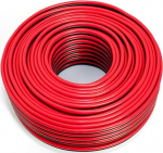 Lautsprecher Kabel 2x4,0 mm&sup2; - Audiokaabel - Punane/must - 50 m - Kaabel
